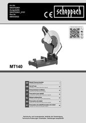 Scheppach 5903702901 Traducción Del Manual De Instrucciones Original