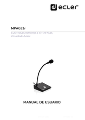 Ecler MPAGE1r Manual Del Usuario