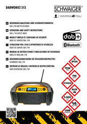 Schwaiger DABWORK2 513 Manual De Instrucciones