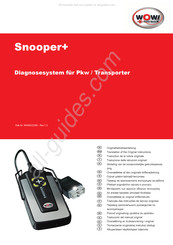 wow! Snooper+ Traducción Del Manual Original