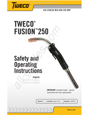 Tweco FUSION 250 Manual De Instrucciones