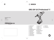 Bosch GRG 18V-16 C Professional Manual Original