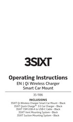 3SIXT 3S-1186 Manual De Instrucciones