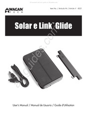 Wagan Tech Solar e Link Glide Manual De Usuario