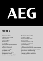 AEG KH 26 E Manual Original