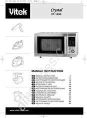 Vitek Crystal VT-1653 Instrucciones De Uso