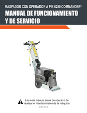 National Flooring Equipment COMMANDER 6280 Manual De Funcionamiento