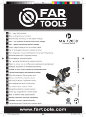 Far Tools MA 1200D Traduccion Del Manual De Instrucciones Originale