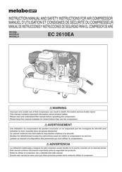 Metabo HPT EC 2610EA Manual De Instrucciones