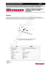 Westward 13G264 Manual De Instrucciones