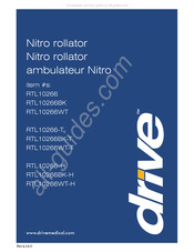 Drive Medical RTL10266-T Manual De Instrucciones