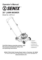 Senix LSPG-L2 Manual Del Operador