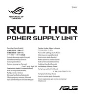 Asus ROG THOR PSU Guia De Inicio Rapido