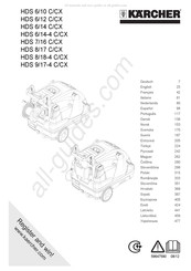 Kärcher HDS 9/17-4 C/CX Manual De Instrucciones