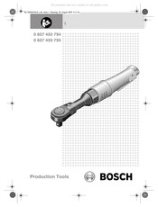 Bosch 0 607 450 795 Manual De Instrucciones