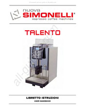 Nuova Simonelli TALENTO Manual De Instrucciones