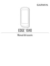 Garmin EDGE 1040 Manual Del Usuario