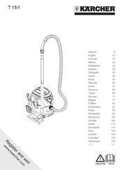 Kärcher T 15/1 Manual De Instrucciones