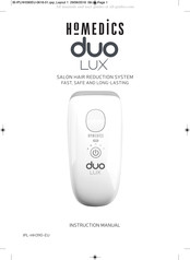 HoMedics duo LUX IPL-HH390-EU Manual De Instrucciones