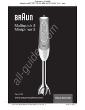 Braun MQ 525 Manual De Instrucciones
