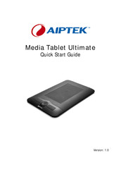 AIPTEK Media Tablet Ultimate Guia De Inicio Rapido