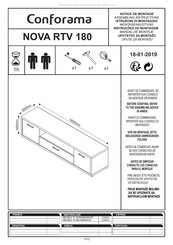 CONFORAMA NOVA RTV 180 Manual De Montaje