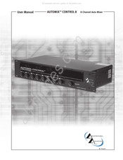 Peavey Architectural Acoustics AUTOMIX CONTROL 8 Manual Del Usuario