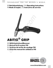 Abicor Binzel ABITIG GRIP Instructivo De Servicio