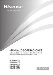 Hisense RS818N4TCE Manual De Operaciones
