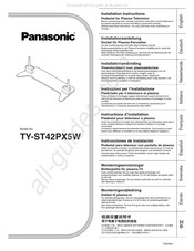 Panasonic TY-ST42PX5W Instrucciones De Instalación