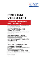 Bonnet Neve PROXIMA - VISEO LIFT Instrucciones De Uso Para El Usuario