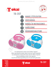 Tokai TB-207 Manual De Instrucciones