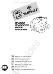 GGP ITALY SV200 Manual De Instrucciones