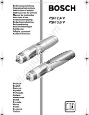Bosch PSR 2,4 V Instrucciones De Servicio