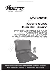 memorex MVDP1078 Guia Del Usuario