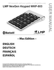 LMP NexGen Keypad WKP-803 Manual Del Usuario