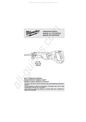 Milwaukee M18 2620-20 Manual Del Operador