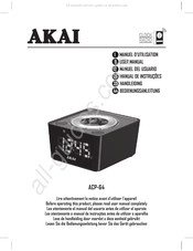 Akai ACP-64 Manual Del Usuario