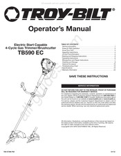 Troy-Bilt TB590 EC Manual Del Operador