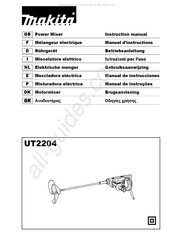 Makita UT2204 Manual De Instrucciones