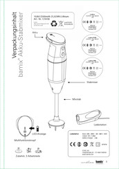 Bamix Cordless Manual De Instrucciones