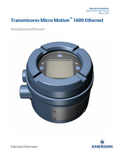 Emerson Micro Motion 1600 Manual De Instalación