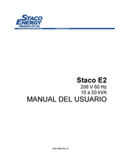 Staco Energy Staco E2 Manual Del Usuario