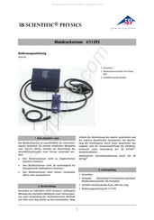 3B SCIENTIFIC PHYSICS U11395 Manual De Instrucciones