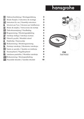 Hansgrohe F24 76819000 Modo De Empleo/Instrucciones De Montaje