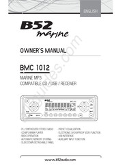 B52 marine BMC 1012 Manual Del Propietário