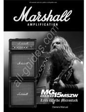 Marshall MG Serie Manual De Instrucciones