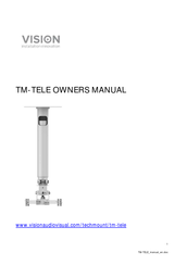 Vision TM-TELE Manual Del Propietário