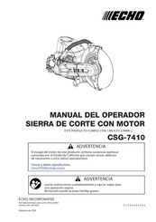 Echo CSG-7410 Manual Del Operador