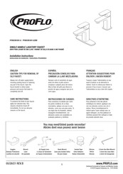 Proflo PFWSCM1M115 Instrucciones De Instalación